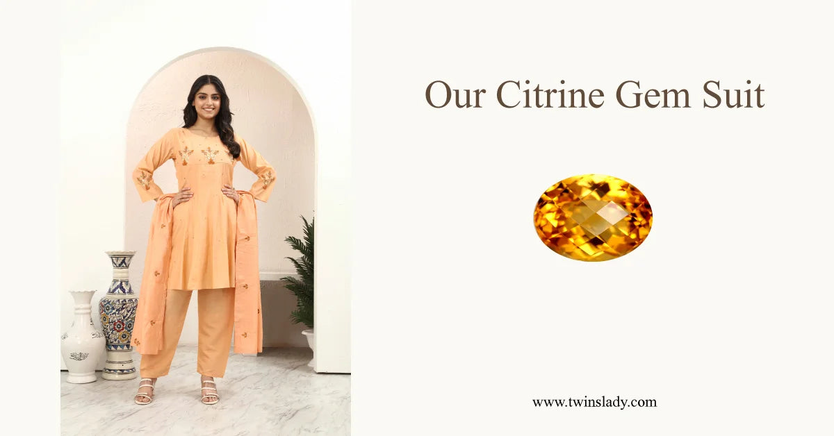 Our Citrine Gem Suit - Twins Lady