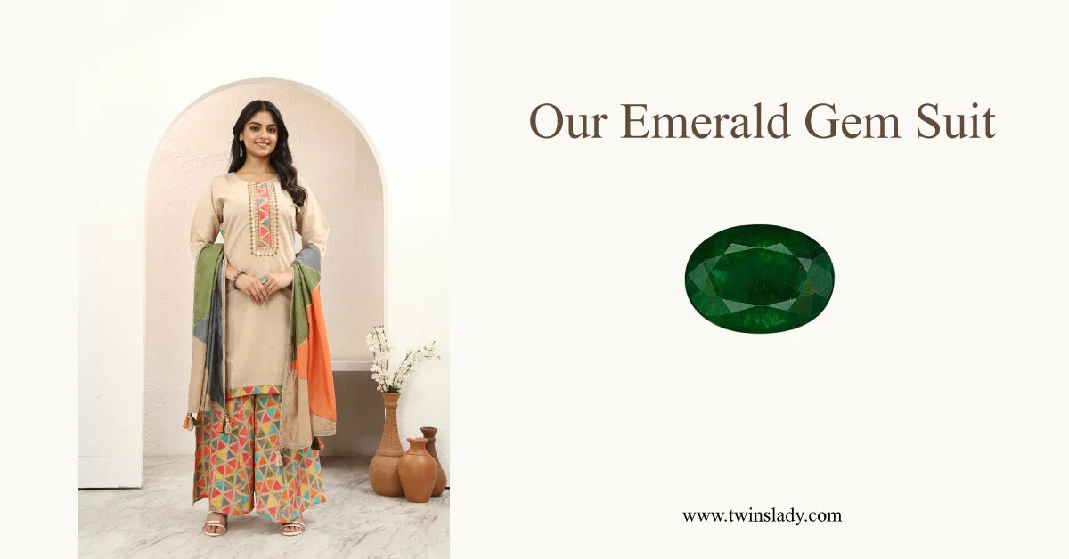 Our Emerald Gem Suit - Twins Lady