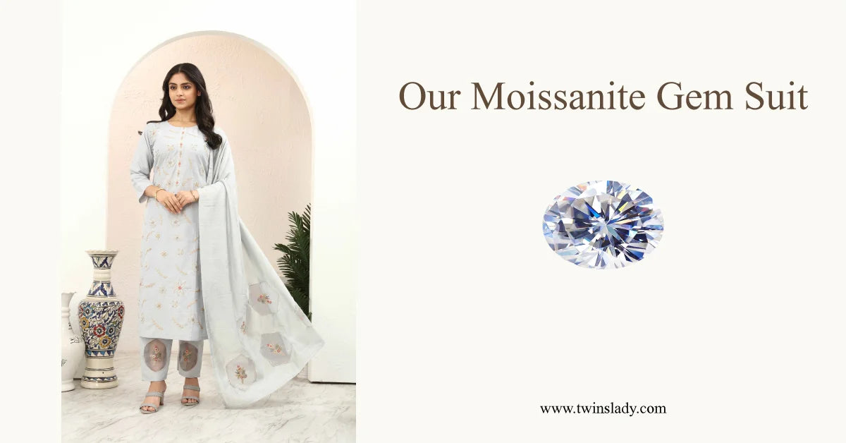 Our Moissanite Gem Suit - Twins Lady