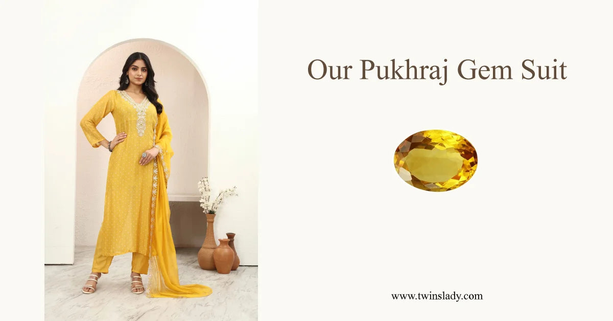 Our Pukhraj Gem Suit - Twins Lady