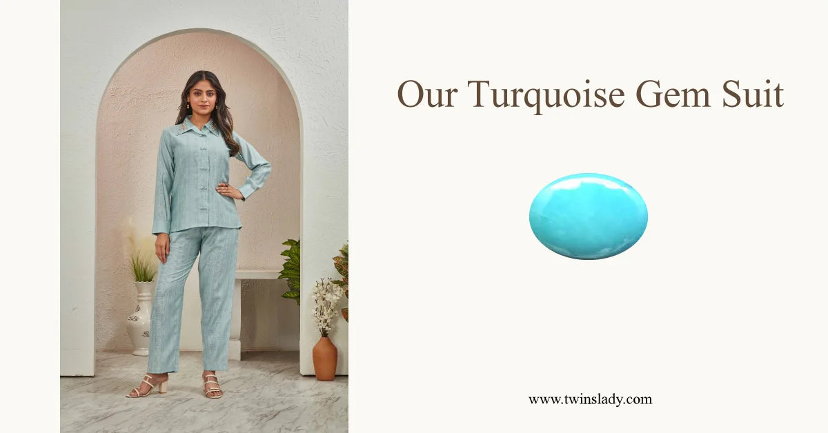 Our Turquoise Gem Suit - Twins Lady