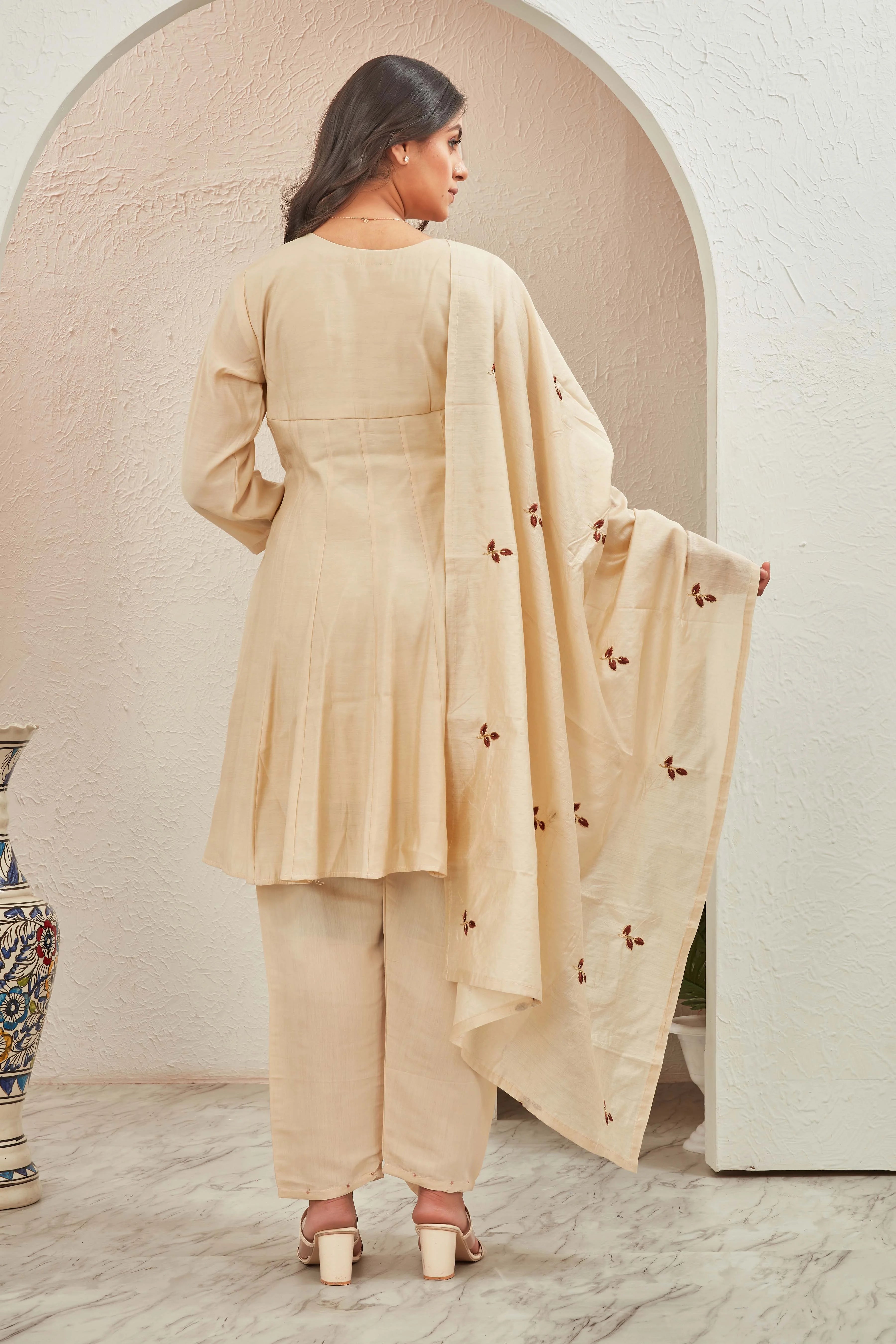 Chiku Hand Embroidered Suit