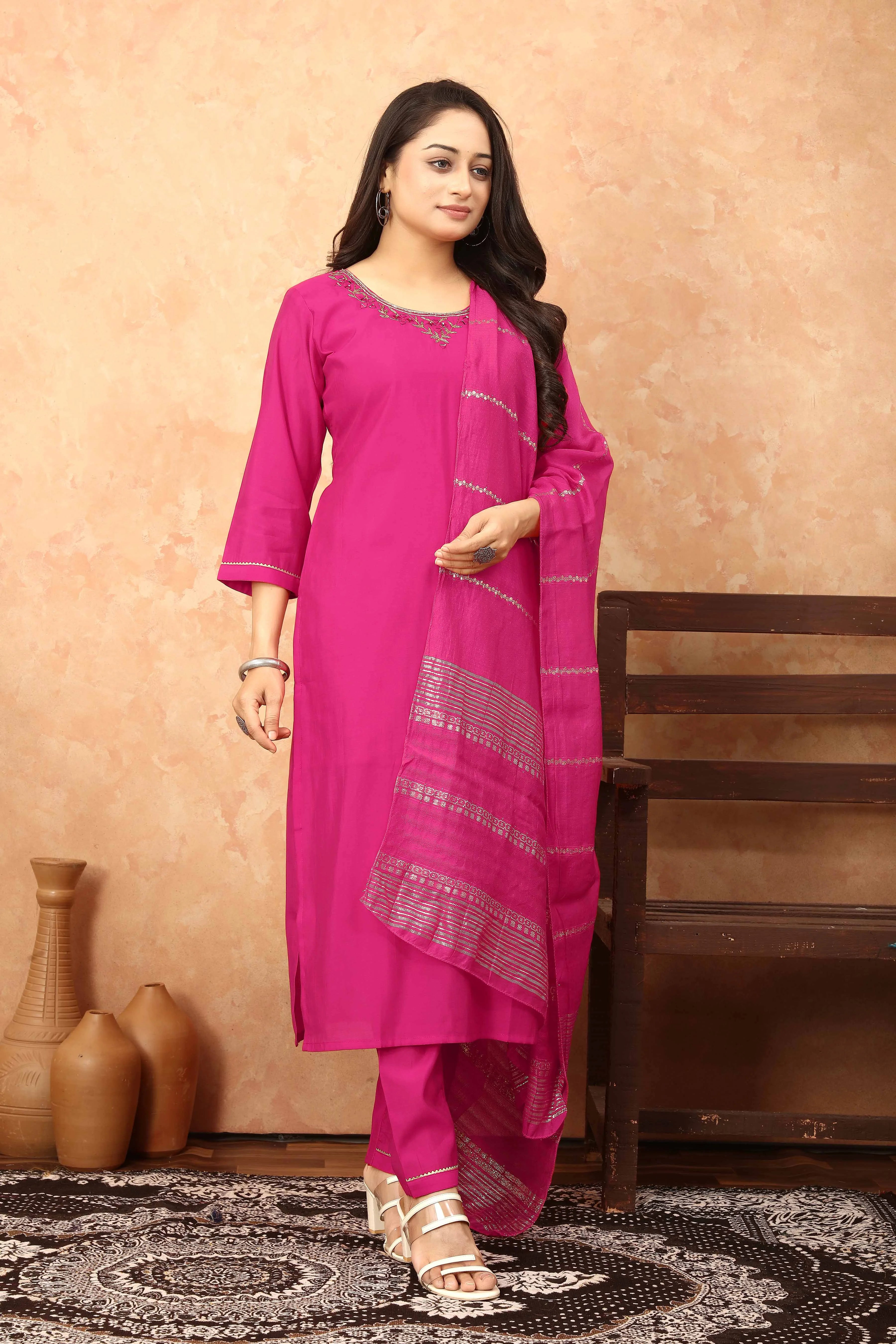 Ayuda Silk Pink