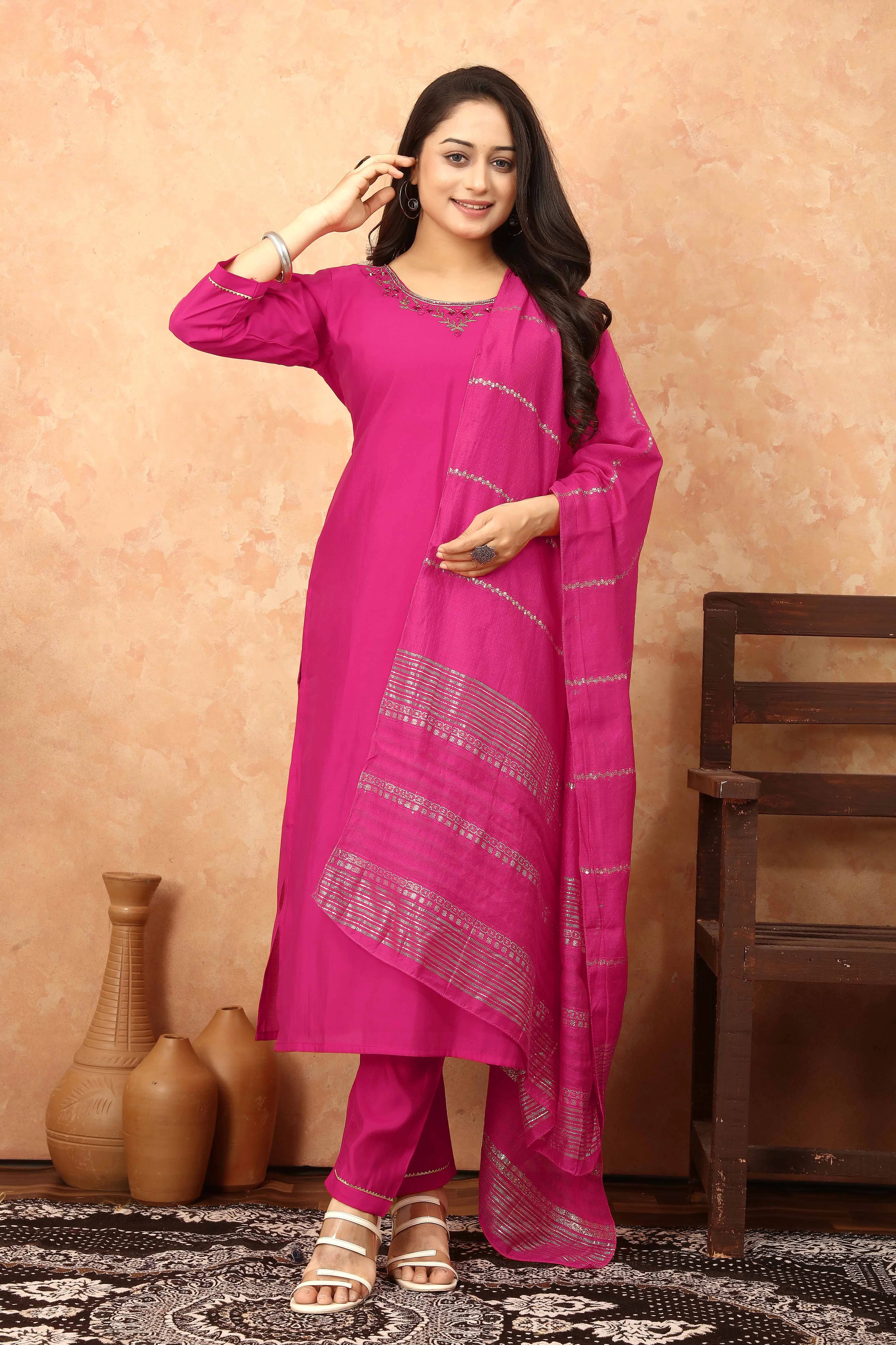 Ayuda Silk Pink