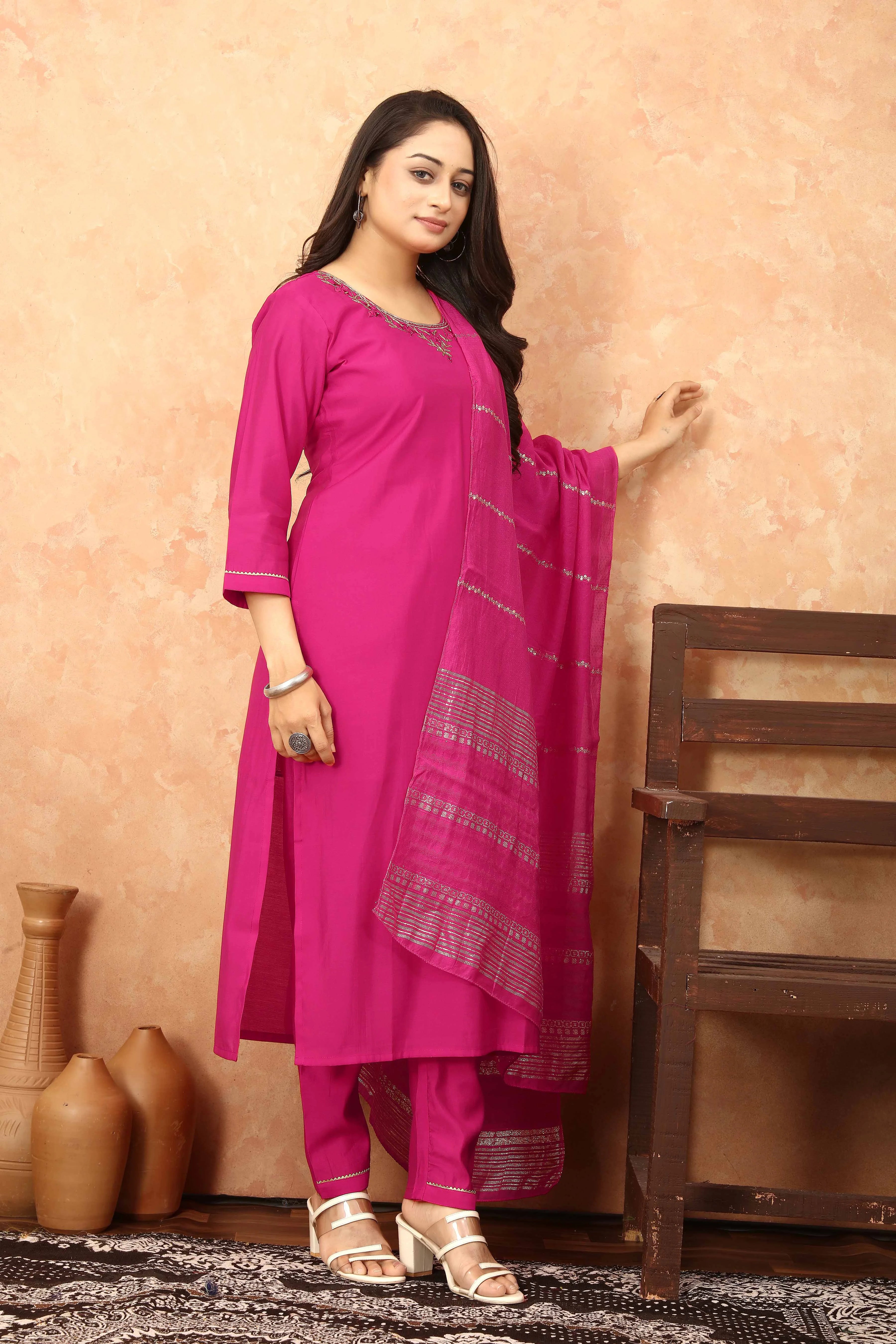 Ayuda Silk Pink - Twins Lady